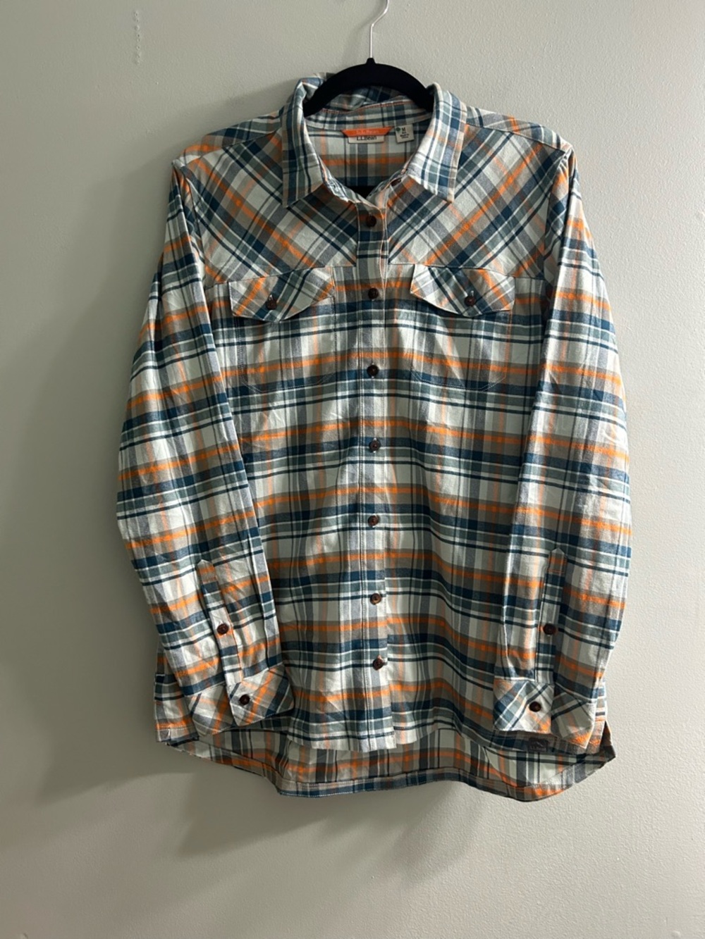 L.l. Bean Men's Katahdin Performance Flannel Shirt, Traditional Fit - Picture 1 of 9